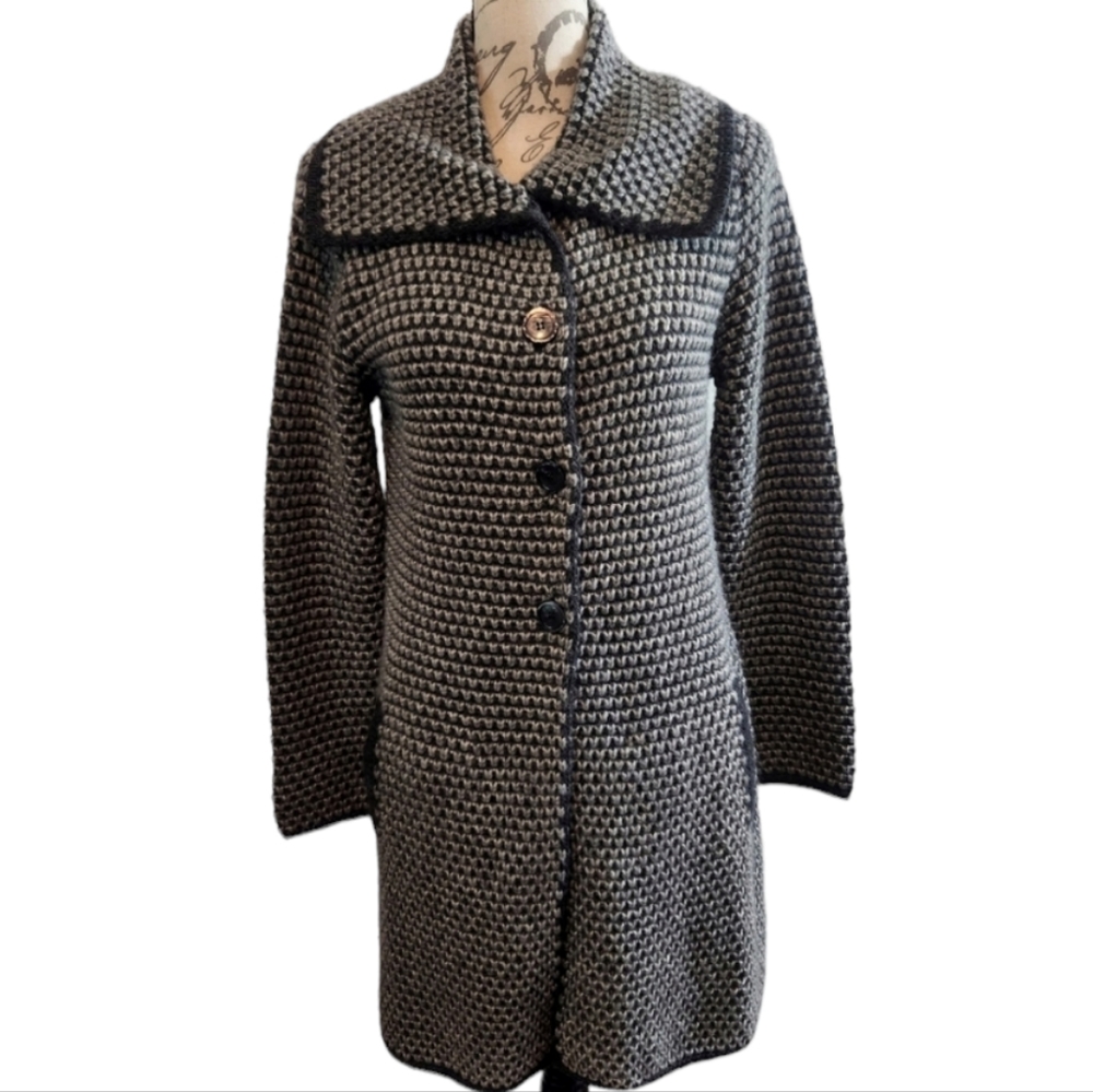 Gottardi Collection Knit Cardigan Jacket Made In Italy